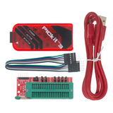 Gravador Pic Usb Pickit 3 Programador Socket Zif Kit Pickit3