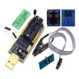 Gravador Programador Eprom Bios Usb Ch341 Sop8 200mil Jacare