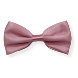 Gravata Borboleta Adulto Unissex - Rosa Chá Casamentos