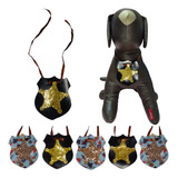 Gravata Xerife - 50un - Gravatas Petshop - Fancy Dog Cor Preto Gravata Pet Xerife