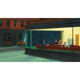 Gravura Edward Hopper 50cmx90cm Plastificado Obra