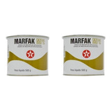 Graxa Lubrificacao Rolamentos 1/2 Kilo Marfak Texaco 2un