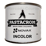 Graxa Para Sapato Profissional Premium Pastacrom Novax 360gr