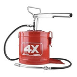 Graxeira Manual Balde 7 Kilos Bomda De Graxa Nacional Trator