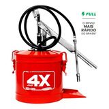 Graxeira Manual Balde 7 Kilos Hidromar - Bomba De Graxa + Nf
