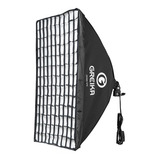 Greika Softbox Iluminador 50x70 C/ Difusor, Soquete, Grid