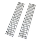 Grelha Linear 10x100 Aluminio Tela Anti Insetos Módulos 50cm