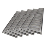 Grelha Pluvial 10x250 Aluminio + Tela Anti Inseto (5 10x50)