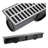 Grelha Ralo 15x100 Linear Pluvial Alumínio Tela Anti Inseto