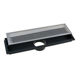  Grelha Ralo Linear Perfurada Em Inox 15x80cm Coletora