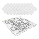 Grid 9 Pç De Batalha Modular Riscável  - Rpg Battle Grid D&d