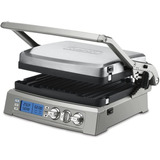 Grill Chapa Elétrica Cuisinart Elite Griddler Inox 6 Em 1