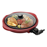 Grill Multifuncional Life Red Pgr159 Lenoxx