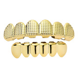 Grillz Grelha Hip Hop Parte Superior + Inferior Liso 