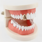Grillz Unitário Para 1 Dente Banhado A Ouro Rose 18k Hip-hop