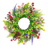 Grinalda De Casamento, Guirlanda De Flores Artificiais 35cm