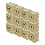 Grow Block, 12 Unidades, Mini Hidropônico De Lã De Rocha De