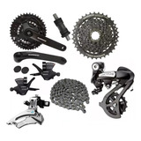 Grupo Kit Relação Shimano 3x8v 24v Altus Index K7 11/34d