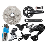 Grupo Shimano Deore M4100 36/26 Dual 11/42 Hg54 20v 2x10v