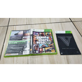 Gta V Original Somente A Caixa + Encarte + Manual. Sem Jogo!