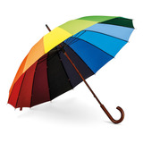 Guarda Chuva Arco Iris 16 Vareta Automático - Pronta Entrega