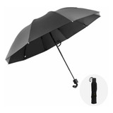 Guarda Chuva Preto Forte Impermeável Reforçado Contra Ventos Desenho Do Tecido Neutro