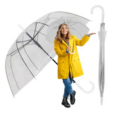 Guarda Chuva Transparente Automatico Adulto Infantil Unisex