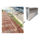 Guarda Corpo Perfil Infinity Embutir 3 Metros