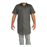 Guarda Pó Jaleco Manga Curta Cinza Preto Azul Branco Trabalh