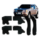 Guarda Pó Kit 4 Rodas L200 Quadrada Gl E Gls Borracha Lonada