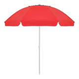 Guarda Sol Ombrelone Capri 2,20m Bel Fix Vermelho Ref.22350