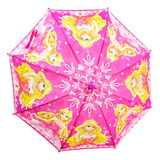 Guarda-chuva Infantil Automático Meninas Com Apito