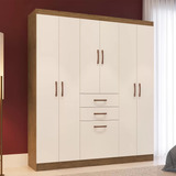 Guarda-roupa Casal 6 Portas Cancun 7000 Móveis Doripel Wt