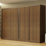 Guarda-roupa Casal Madesa Apolo 4 Portas De Correr - Rustic 16685z7
