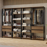 Guarda-roupa Closet Modulado Valencia 258cm Madesa