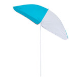 Guarda-sol Grande 1,8 Metro Piscina Praia Azul Claro Branco