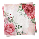 Guardanapo Decorativo Roseus 33cm X 33cm C/20 Unid - Cromus