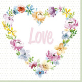 Guardanapo Decoupage Decorado Florescer Amor Keramik