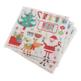 Guardanapos De Papel De Natal 4 Pcs