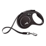 Guia Retrátil Coleira Flexi New Classic Fita 5m - P/ Cães P