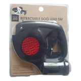 Guia Retrátil Passeio Cachorro/gato Led E Trava 5m Até 15kg.