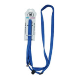 Guia Unificada P/ Cães Fita Dupla Azul Royal 1,5 Cão Lunar
