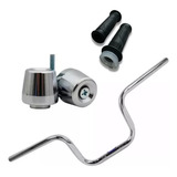 Guidão Cargo Com Pezinho Pcx Manopla Cargo C/ Roldana Cg Fan