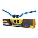 Guidão Off Road Oxxy Super Fat Alto Azul + Adaptador