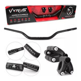 Guidão Vyrus Fat Alto Preto Xre300/lander 250 Fab. Oxxy