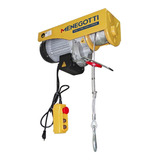 Guincho Coluna Talha Elétrico Menegotti Prime Mgc 500/1000kg Cor Amarelo 220v