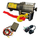 Guincho Elétrico 12v 3000lbs 750w Quadriciclo Jetsky Barco