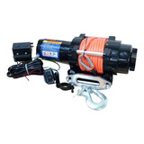 Guincho Elétrico Cabo Kevlar 4500 Utv Quadriciclo 1 Controle