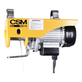 Guincho Elétrico De Cabo De Aço 12m Tec 100/200 Kg Csm