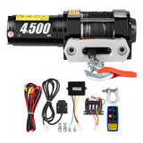 Guincho Elétrico De Recuperação 4500lbs Caminhão Atv 12v